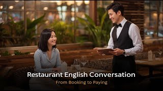 Restaurant English Conversation: From Booking to Paying (Learn Real-life English at a Restaurant)