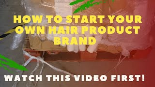 How to start a hair care brand | Private label hair products