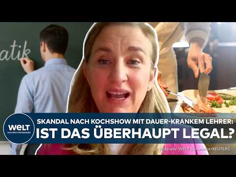 ARBEITSRECHT: Dauer-krankgeschriebener Lehrer nimmt an Kochshow teil - So sieht es rechtlich aus