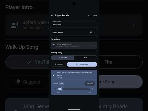 Walk-up Songs