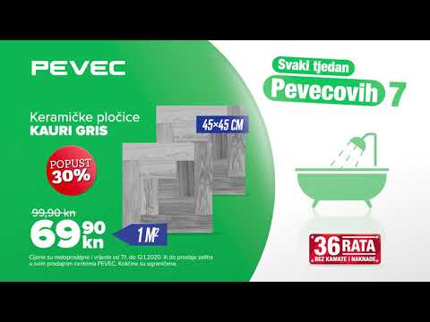 „Svaki tjedan Pevecovih 7“, ponuda vrijedi od 7.1.2020. do 12.1.2020.- spot 1