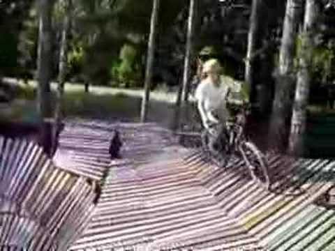 spiral wallride road gap crash