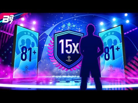 15 x 81+ CHAMPIONS LEAGUE PLAYER PACKS! | FIFA 19 ULTIMATE TEAM
