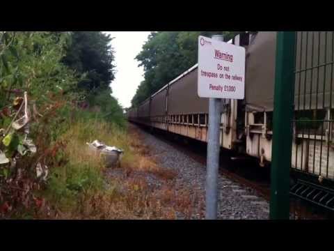 6G51 | EWS 66087 arrives at Donnington Rft Terminal w/ 2 Tone | 01/08/2013