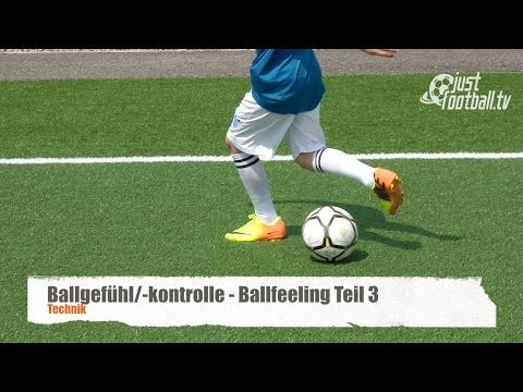 Fussballtraining: Ballfeeling Teil 3 - Ballkontrolle - Technik