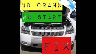 Diagnosing a No Crank, No Start on Chevy, Tahoe, Avalanche or Silverado - shut off while driving