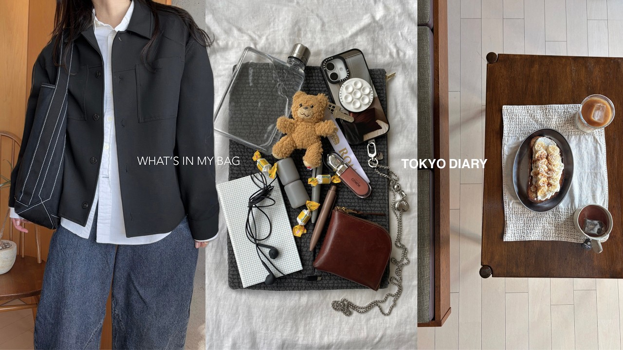Tokyo diary / 新しいソファーwhat’s in my bag 陶芸体験