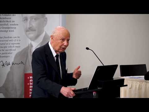 Hayek-Medaillenträger 2017 Prof. Dr. Peter Bernholz Festvortrag