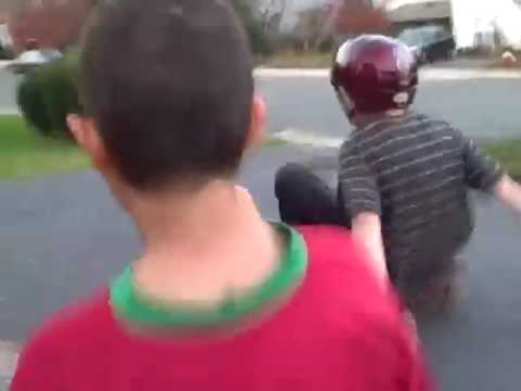 crazy skateboard chase cam. bail