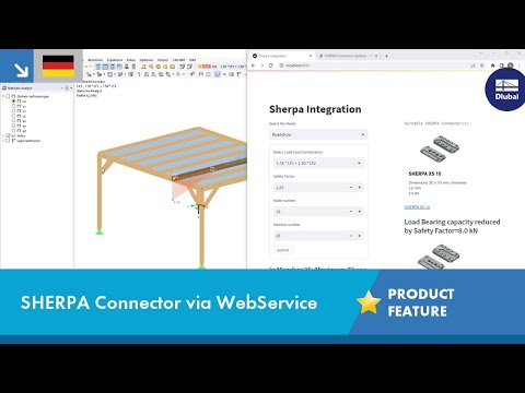[DE] Design of Suitable SHERPA Connector Using WebService by Dlubal Software
