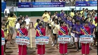 preview picture of video 'Giải cầu lông mở rộng 2013- VietABank Quảng Ngãi - Khai mạc'