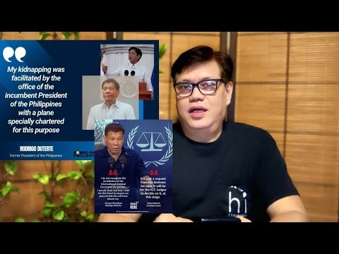 PINAKIDNAP AKO NG PRESIDENTE NG PILIPINAS! - RODRIGO DUTERTE. DIGONG HINDI SISIPOT SA HEARING NG ICC