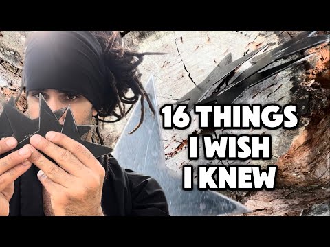 Throwing Shuriken Ninja Stars for Beginners 🥷🏽✨