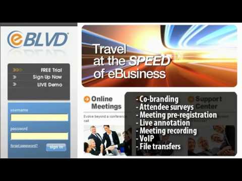 Видео eBLVD Online Meetings