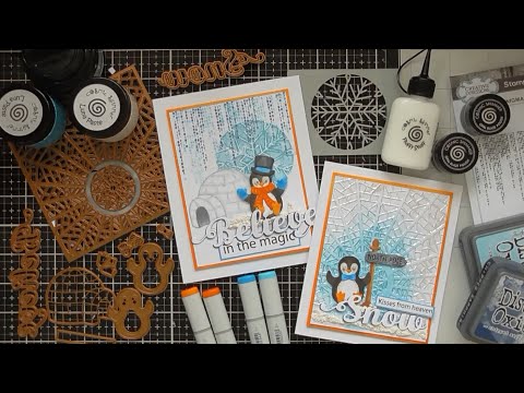 CRaFTi Advent Day 10 - Creative Expressions Winter Penguins :D