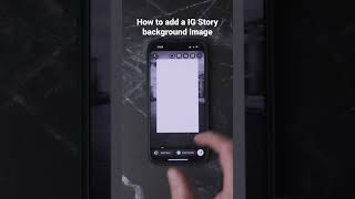 How to add a Instagram Story background image #shorts