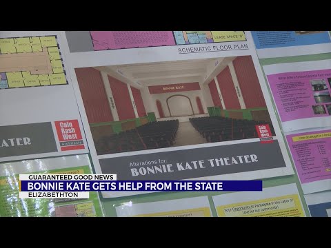 State lawmakers present $200,000 to Bonnie Kate Foundation to assist in theater renovations