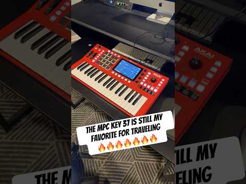 I love my MPC live 3 but the MPC key 37 is still my favorite for traveling 🔥 #akai #mpc #mpckey37