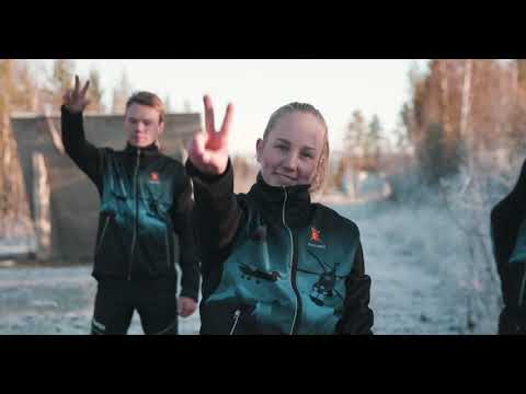 Luftforsvaret danser BlimE-dansen