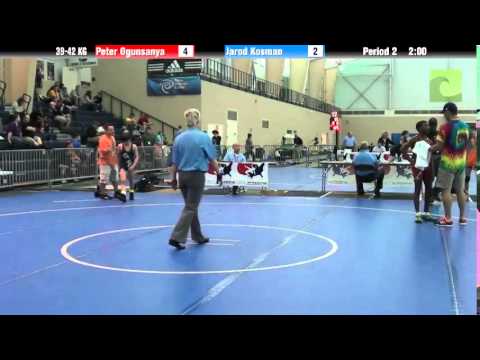 FILA Cadet 39-42 KG Peter Ogunsanya vs. Jarod Kosman
