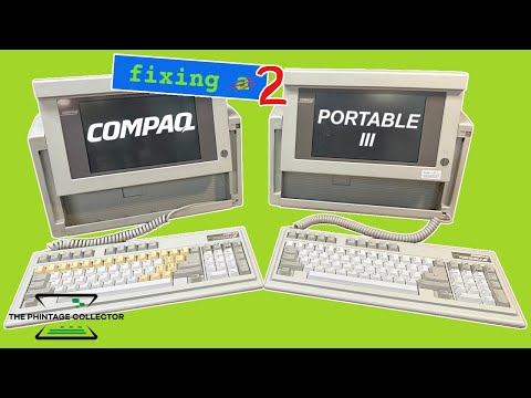 How I ended up repairing not one, but two (!) COMPAQ Portable III computers