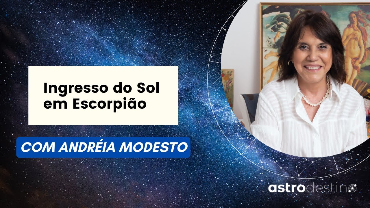 20/10 - Ingresso do Sol em Escorpião. Lua Minguante em Leão. Lua Nova em Escorpião.