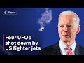 US on high alert after military shoots down another UFO