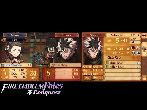 Fire Emblem Fates Conquest Lunatic Blind Chapter 16
