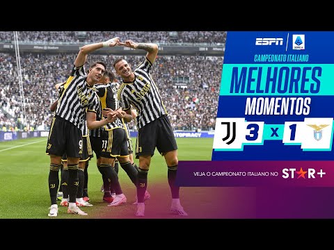 Gols e lances de Juventus x Lazio