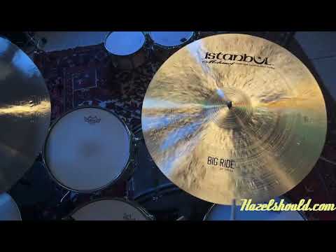 VERSATILE ISTANBUL Mehmet 24” Big Ride 3452 g IMMACULATE Crash Ride DARK! Glorious image 8