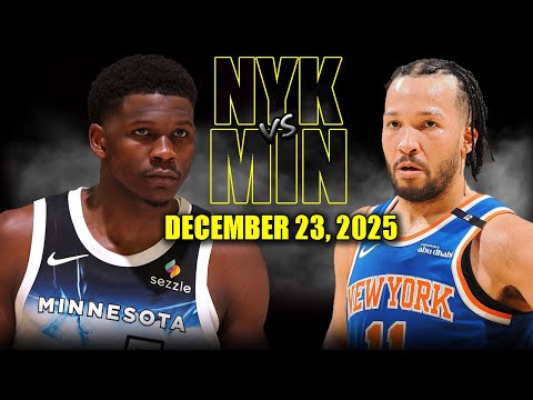 미네소타 VS 뉴욕닉스 115:104 NBA 스포츠하이라이트