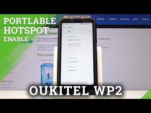 How to Enable Hotspot in OUKITEL WP2 - Sharing Internet