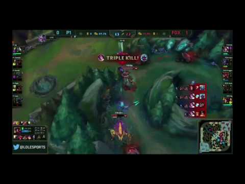 NA LCS Summer: FOX vs P1 | KFO Triplekill