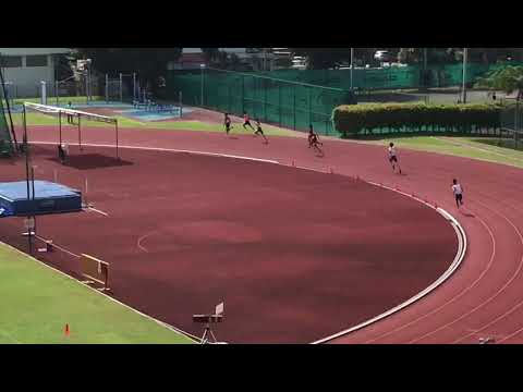 National School Games 59th Track & Field Championships 2018 400m C Boys SF1 - Zach  📹 Aparna