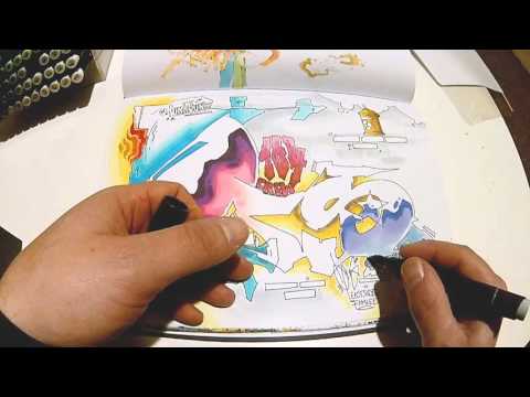 Opus 16 Graffiti Blackbook Speedart Berlin