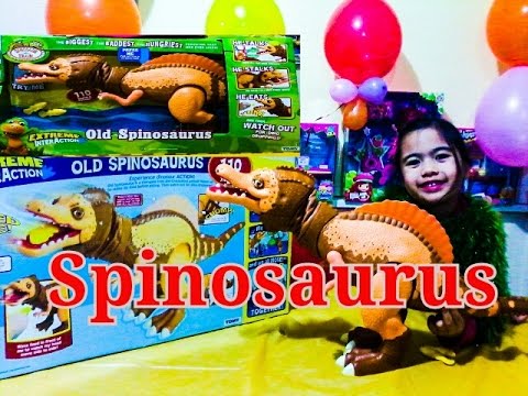 Dinosaur Train Old Spinosaurus Biggest Baddest Hungriest Extreme Interction l Kids Baloons and Toys Video