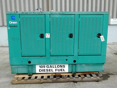 Used-Cummins 100 kW standby (90 kW prime)diesel generator set - stock # 48104001