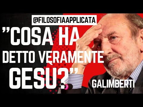 COSA HA DETTO VERAMENTE GESÙ? - Umberto Galimberti 🔻Libro "Le Parole di Gesù "🔻