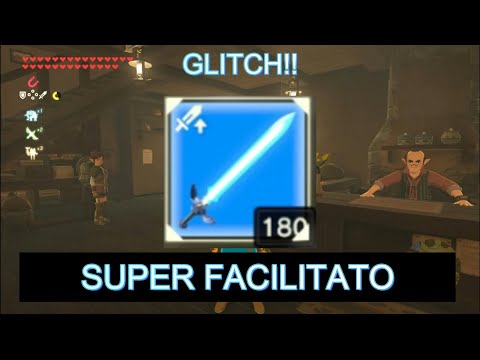 Super facilitato spada suprema iperforte glitch zelda breath of the wild
