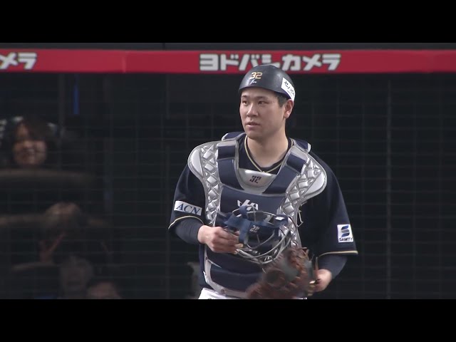 【5回裏】好判断!! バファローズ・福永奨 飛び出したランナーを逃さず牽制アウトに!! 2025年5月17日 埼玉西武ライオンズ 対 オリックス・バファローズ