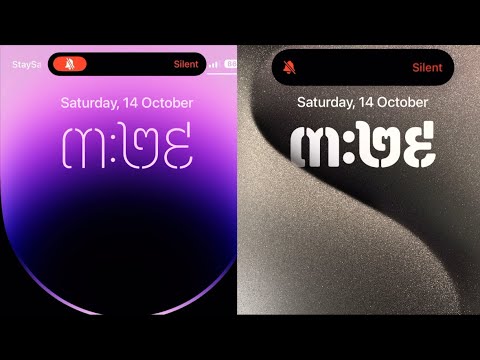 iPhone 15 Pro vs 14 Pro Dynamic Island Animation