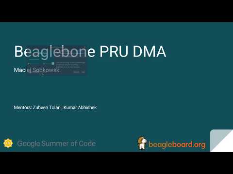 BeagleBone PRU DMA - Final presentation