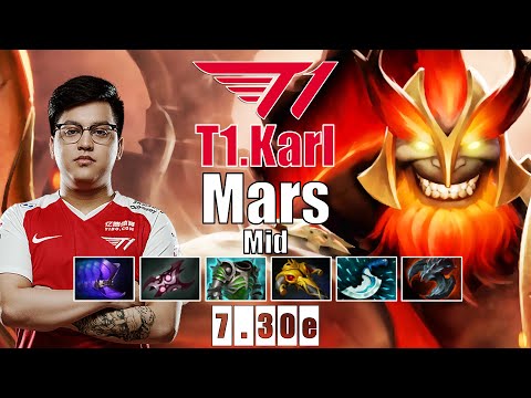 Mars Mid | T1.Karl | KARL 14 KILLS NO MERCY DESTROY MID  | 7.30e Gameplay Highlights