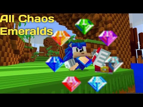 burningwind41 - Sonic Minecraft how to unlock all Chaos Emeralds Easy