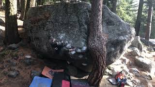 Photo of problem Mr. Leftist in Leavenworth boulder Area