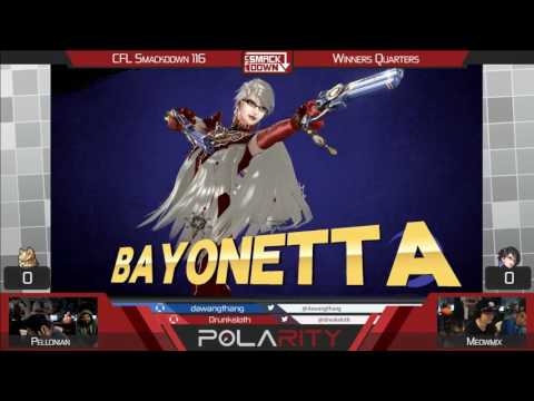 CFL Smackdown 116 WiiU - Pellonian (Marth) vs Meowmix (Bayonetta) - Winners Quarters