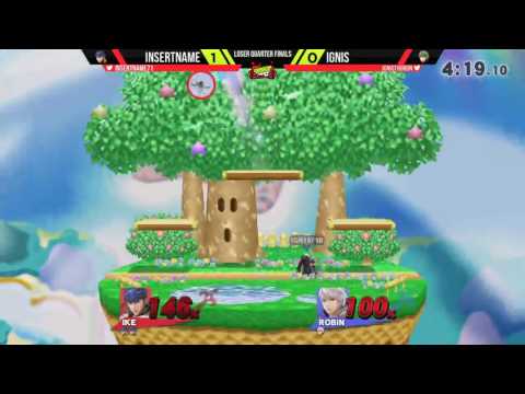 Over9k 2017 June: Insertname (Ike) vs Ignis (Robin,Mario) -  Losers Quarter Finals - Smash Wii U