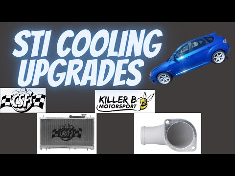 Subaru STI Cooling System Upgrade: CSF 7095 Radiator & Killer B Coolant Neck Installation