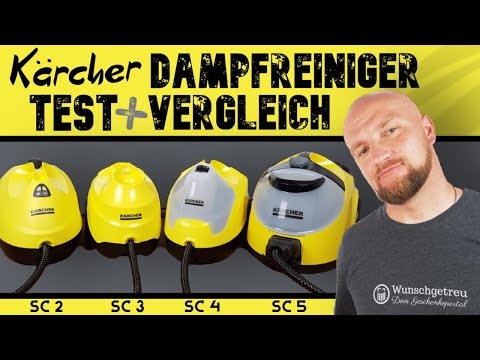 Kärcher Dampfreiniger Test & Vergleich 2024 ► Unterschiede bei den Geräten SC2, SC3, SC4 und SC5