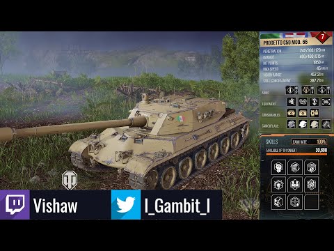 Progetto C50 mod. 66 - Tier 9 Italian Heavy: 6.6K Damage: WoT Console - World of Tanks Console
